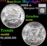 ***Auction Highlight*** 1888-o Morgan Dollar $1 Graded ms66 By SEGS (fc)