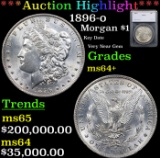 ***Auction Highlight*** 1896-o Morgan Dollar $1 Graded ms64+ By SEGS (fc)