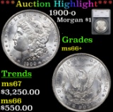 ***Auction Highlight*** 1900-o Morgan Dollar $1 Graded ms66+ By SEGS (fc)