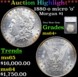***Auction Highlight*** 1880-o Morgan Dollar micro 'o' $1 Graded ms64+ By SEGS (fc)