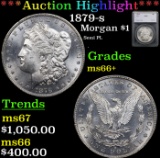 ***Auction Highlight*** 1879-s Morgan Dollar $1 Grades GEM++ Unc By SEGS (fc)