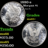 1880-s Morgan Dollar $1 Grades GEM+ Unc