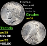 1926-s Peace Dollar $1 Grades Choice AU/BU Slider