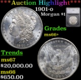 ***Auction Highlight*** 1901-o Morgan Dollar $1 Graded ms66+ By SEGS (fc)