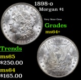 1898-o Morgan Dollar $1 Grades Choice+ Unc