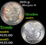 1921-p Morgan Dollar $1 Grades Select+ Unc