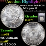 ***Auction Highlight*** 1898-o Morgan Dollar Near TOP POP! $1 Graded ms67+ By SEGS (fc)