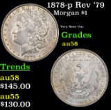 1878-p Rev '79 Morgan Dollar $1 Grades Choice AU/BU Slider