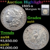 ***Auction Highlight*** 1895-s Morgan Dollar $1 Graded au55 By SEGS (fc)