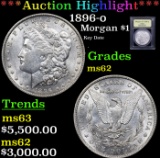 ***Auction Highlight*** 1896-o Morgan Dollar $1 Graded Select Unc By USCG (fc)