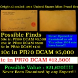 Original sealed 1964 United States Mint Proof Set