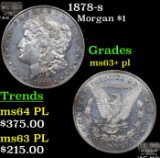 1878-s Morgan Dollar $1 Grades Select Unc+ PL