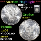 ***Auction Highlight*** 1883-p Morgan Dollar $1 Graded ms65+ By SEGS (fc)