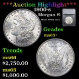 ***Auction Highlight*** 1900-s Morgan Dollar $1 Graded ms65+ By SEGS (fc)