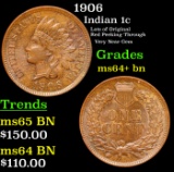 1906 Indian Cent 1c Grades Choice+ Unc BN