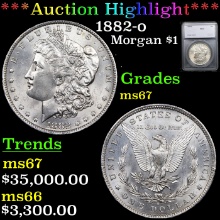 1882-o Morgan Dollar $1 Graded ms67 By SEGS (fc)