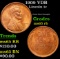 1909 VDB Lincoln Cent 1c Grades GEM Unc RB