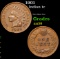 1901 Indian Cent 1c Grades Choice AU/BU Slider