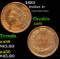 1882 Indian Cent 1c Grades Choice AU