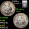 1878-s Trade Dollar $1 Graded au55 BY SEGS