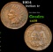 1904 Indian Cent 1c Grades Choice AU/BU Slider