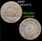 1870 Shield Nickel 5c Grades g details