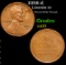 1958-d Lincoln Cent 1c Grades Select AU