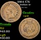 1864 CN Indian Cent 1c Grades vg+