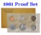 1961 United States Mint Proof Set In Original Envelope