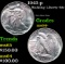 1943-p Walking Liberty Half Dollar 50c Grades Choice+ Unc