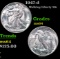 1947-d Walking Liberty Half Dollar 50c Grades Choice Unc