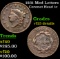 1831 Med Letters Coronet Head Large Cent 1c Grades VF Details