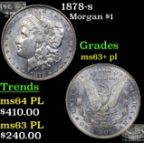 1878-s Morgan Dollar $1 Grades Select Unc+ PL