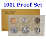 1961 United States Mint Proof Set In Original Envelope