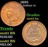 1895 Indian Cent 1c Grades Select Unc BN