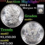 ***Auction Highlight*** 1884-o Morgan Dollar $1 Graded ms66+ By SEGS (fc)