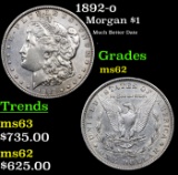 1892-o Morgan Dollar $1 Grades Select Unc