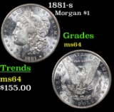 1881-s Morgan Dollar $1 Grades Choice Unc