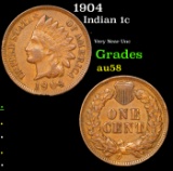 1904 Indian Cent 1c Grades Choice AU/BU Slider