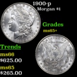 1900-p Morgan Dollar $1 Grades GEM+ Unc
