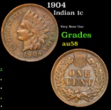 1904 Indian Cent 1c Grades Choice AU/BU Slider