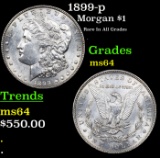 1899-p Morgan Dollar $1 Grades Choice Unc