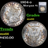 1904-o Morgan Dollar $1 Graded ms66 By SEGS