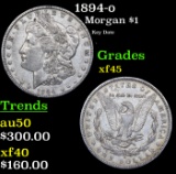 1894-o Morgan Dollar $1 Grades xf+