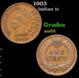 1903 Indian Cent 1c Grades Select AU