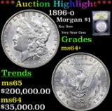 ***Auction Highlight*** 1896-o Morgan Dollar $1 Graded Choice+ Unc By USCG (fc)