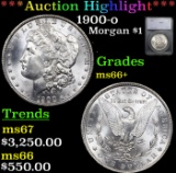 ***Auction Highlight*** 1900-o Morgan Dollar $1 Graded ms66+ By SEGS (fc)