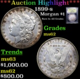 ***Auction Highlight*** 1899-s Morgan Dollar $1 Graded Select Unc By USCG (fc)