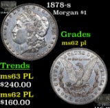 1878-s Morgan Dollar $1 Grades Select Unc PL