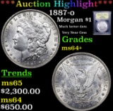 ***Auction Highlight*** 1887-o Morgan Dollar $1 Graded Choice+ Unc By USCG (fc)